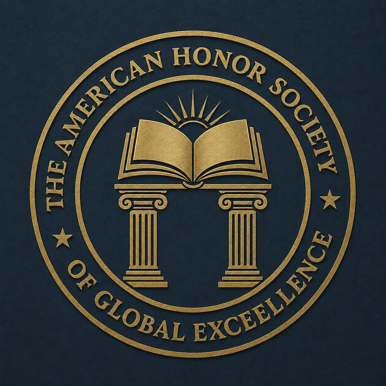 The American Honor Society of Global Excellence logo